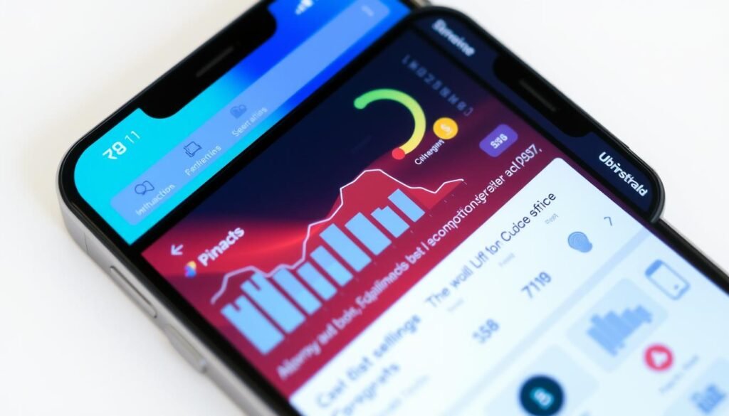 mobile banking app interface