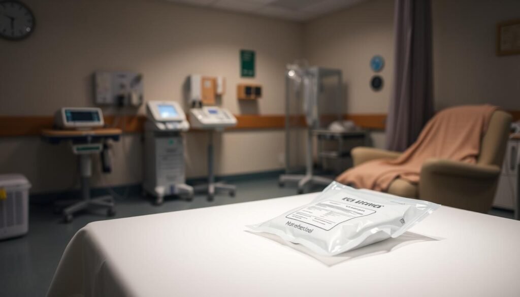 preparing for cord blood collection