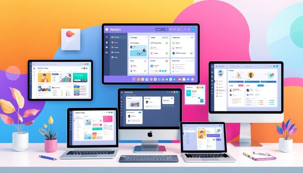 Notion workspace features